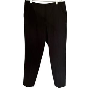 Zac & Rachel Black Ruffle Front Pocket Pants, size 12